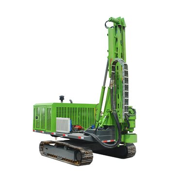 太阳能光伏打桩机 电动履带式液压钻机 地基凿岩钻机