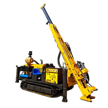 400米岩心取样钻机进尺快混凝土取心钻孔机履带一体液压勘探钻机