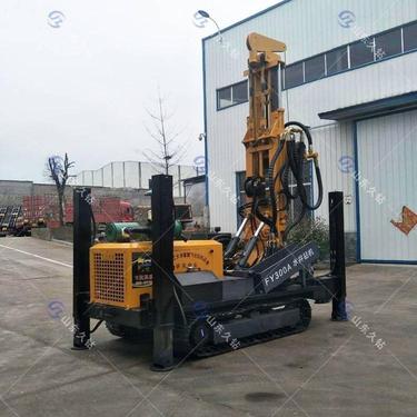 产销久钻气动水井钻机打井机JQ-300型履带气压钻井机打井效率高