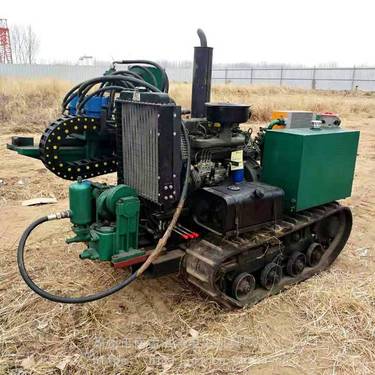 河北 定向钻穿越钻机 16吨水平导向顶管机 履带钻机 洪涛电力