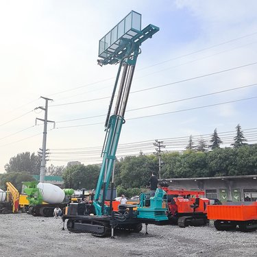 高举式锚固钻机 履带式护坡钻孔机 多角度引孔打桩设备厂家
