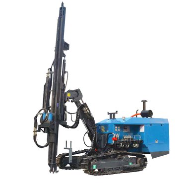 履带式潜孔钻机 凿岩打孔爆破开山钻车 角度支持调节 隧道护坡打孔机