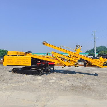 水利勘探举升锚固钻机 360度履带式隧道潜孔钻 基坑支护锚杆打桩机