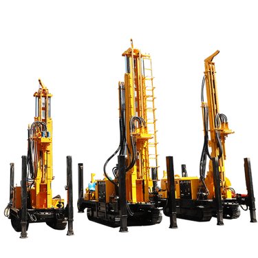 履带高支腿水井钻机岩石打井机深井钻机气动钻机