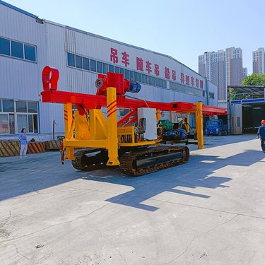 15米双油缸加压基础打桩机 三联油泵履带式长螺旋钻机 钻螺旋桩机械
