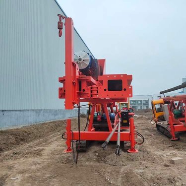 履带式抗拔桩打桩机 抗浮桩长螺旋钻机 抗浮锚杆打桩机