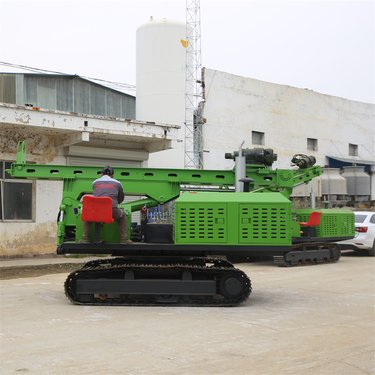 液压光伏打桩机 履带式潜孔钻机 螺旋拧地桩隧道矿山钻孔机