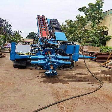 双管坦克履带行走高压旋喷桩机 高压旋喷钻机 高压注浆泵