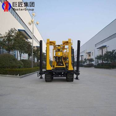 华夏巨匠XYD-130型履带钻车 全液压100米打井机 回转式钻机