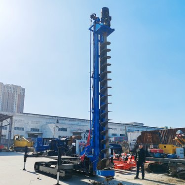 光伏螺旋钻孔机 履带式打桩机 挖掘机改装潜孔钻机 履带底盘行走