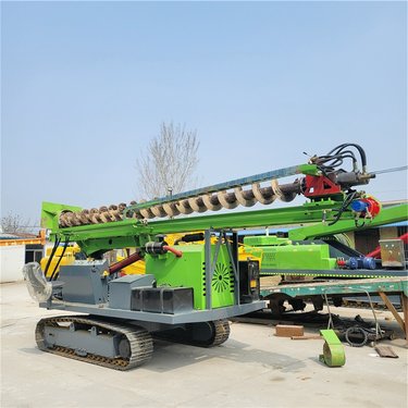 液压潜孔钻机 光伏打桩机 可定制高低腿履带底盘 移动灵活就位方便