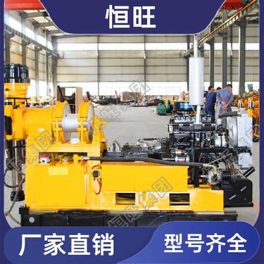 履带式液压钻井机 勘探取芯钻机打井机 爬坡能力强 操作便利 恒旺