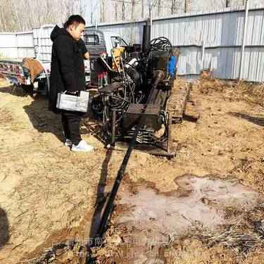 承接管道过路施工 微型定向钻机 微型履带钻机 河北霸州 洪涛电力