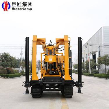 华夏巨匠200型履带式钻机 液压打井钻机 小型地表钻机