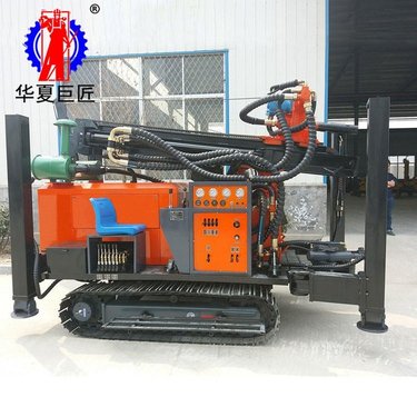 山东履带式水文地质气动钻机 小型空调地温水井钻机 快速打岩石钻机 FY-260