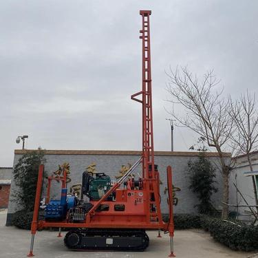 300型绳索探矿钻机钢制履带底盘 弘旺机械 送货上门