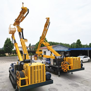 大功率水磨钻机  履带式一体机 隧道桥梁 博远 护坡牢固