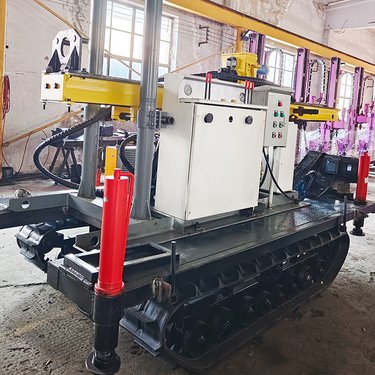 双管高压旋喷橡胶履带 SP-30B锚固旋喷钻机 接2米钻杆