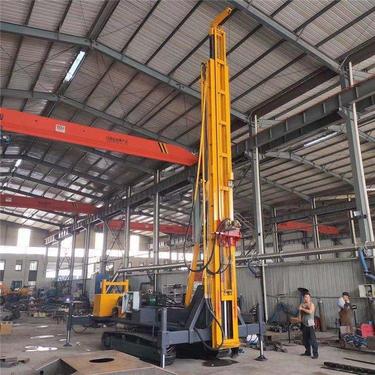 履带式护坡锚固钻机 液压抗浮螺旋钻孔机 分体式自走锚固钻探设备