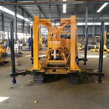 履带式冲击取土钻机 地质勘探土层完整无水取样 回转式履带钻机