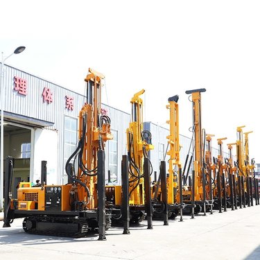 恒旺生产气动打井机水气两用钻井机200-400米履带气动水井钻机厂家