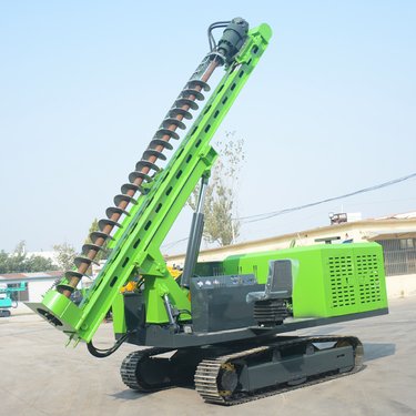 全地形款液压光伏打桩机 履带式钻机 山地高支腿螺旋引孔机 操作简单