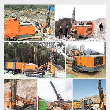 履带式潜孔钻机分体式露天开山打炮眼钻车岩石采矿设备大型钻孔机