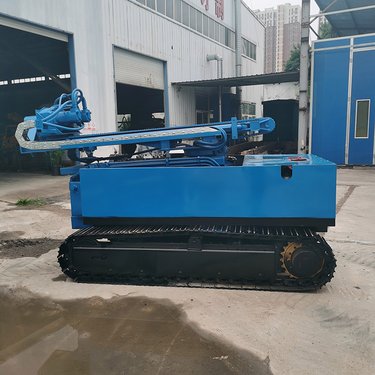 光伏打孔机 履带式螺旋钻机 山地液压快速钻孔机 应用范围广