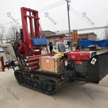 供应久钻反循环打井机拖拉机水井钻机5寸履带反抽式钻井机优惠