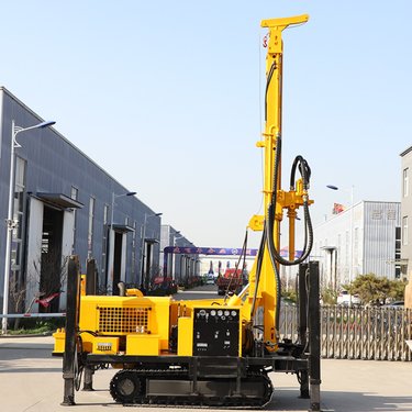 恒旺工程气动打井机高支腿水井钻机履带气动钻井机家用气动钻机