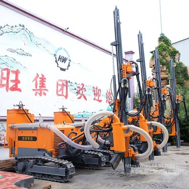 恒旺潜孔钻机 一体式露天潜孔钻机 履带底盘潜孔钻机