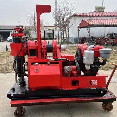 小型GXY-360锡探履带工程取样钻机 泵机一体地质钻井机