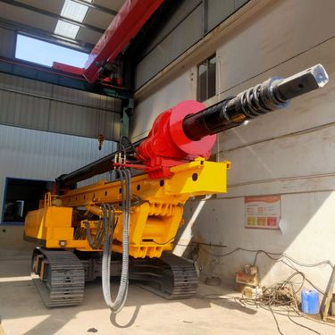 地基工程长螺旋钻机 农用房建螺旋钻孔机 大口径履带旋挖钻机