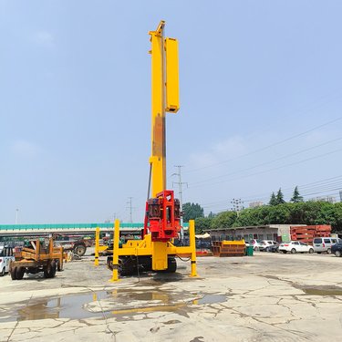 钢制履带长螺旋打桩机CFG灌注浆螺旋钻机 工程项目建设螺旋钻孔机