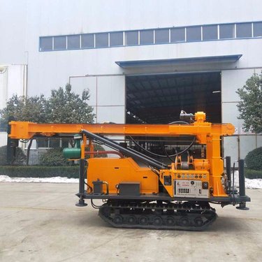 厂家气动履带式水井钻机QY200A气动打井机气动钻井机