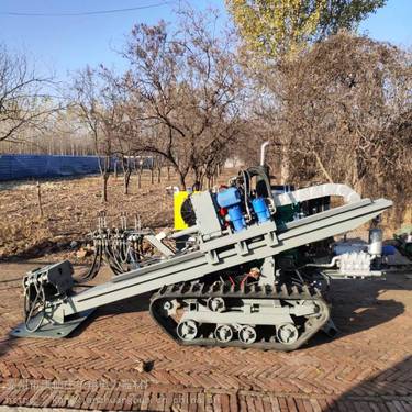 华翔16吨非开挖定向钻机 小型导向钻机 履带定向小钻机