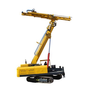 高臂锚固钻机 工程基坑锚杆钻孔机 边坡支护高举升降履带打孔机