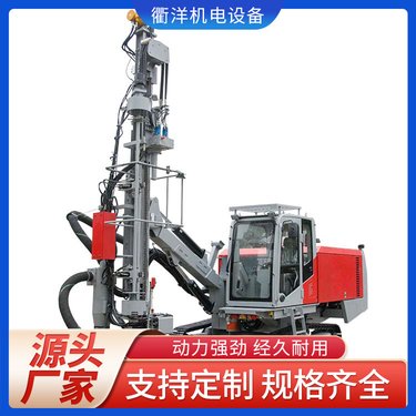 红五环集团A6履带式露天潜孔钻机移动操作方便