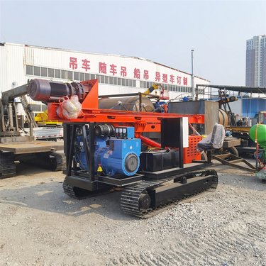 3米螺旋光伏打桩机 电动高速钻孔机 30秒履带地钉钻机