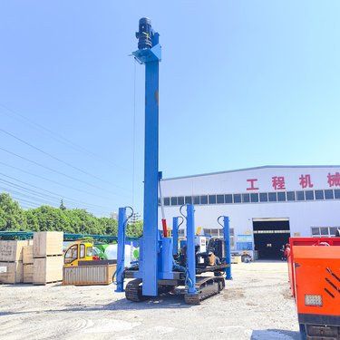 直供履带长螺旋钻机 新型8米建筑工地打桩机 链轨式电力桩基麻花钻