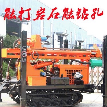 水井钻机履带式钻井机***农用塔架液压打井机气动打井机