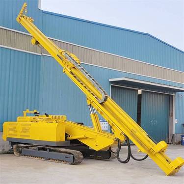 祥盛机械供应履带式锚固钻机 高举升9米 自行走边坡支护潜孔