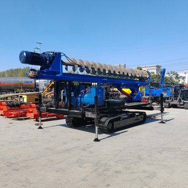 光伏钻孔机 履带式引孔机 山地潜孔钻机 高低腿行走