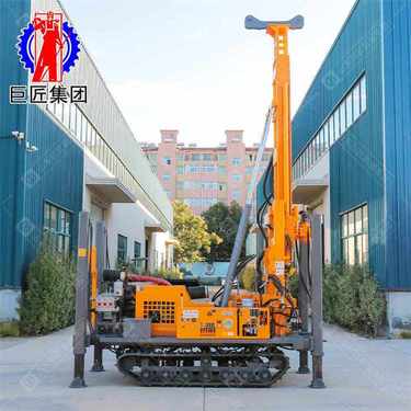 厂家巨匠 CJDX-180履带式气动水井钻机 180米深水井打井机